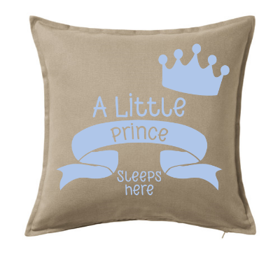 A Little Prince Sleeps Here Pillow Cover
