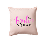 Bride Squad Pillow Cover